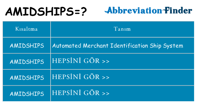amidships ne anlama geliyor