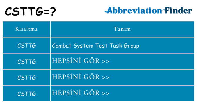 csttg ne anlama geliyor