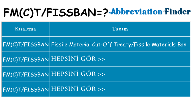 fmctfissban ne anlama geliyor