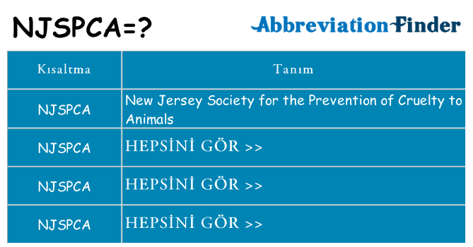 njspca ne anlama geliyor