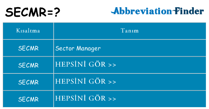 secmr ne anlama geliyor
