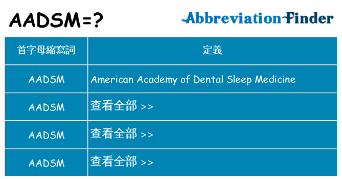 aadsm 代表什麼