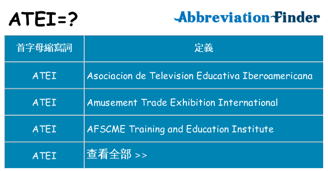 atei 代表什麼