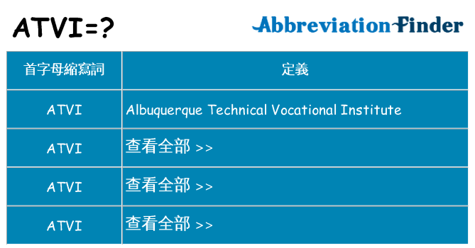 atvi 代表什麼
