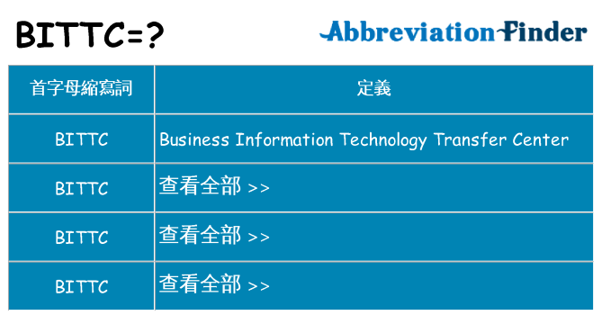 bittc 代表什麼