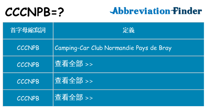 cccnpb 代表什麼