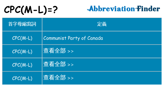 cpcm-l 代表什麼