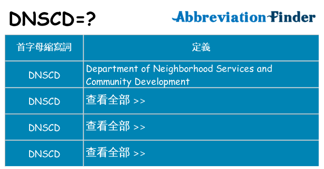 dnscd 代表什麼