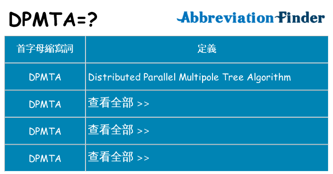 dpmta 代表什麼