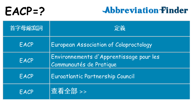 eacp 代表什麼