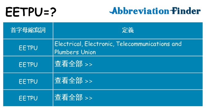 eetpu 代表什麼