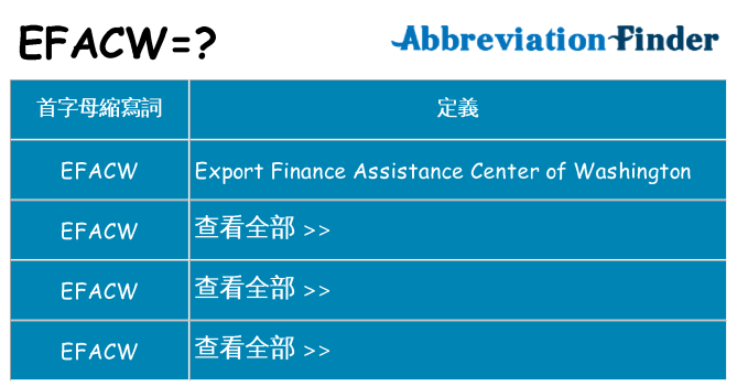 efacw 代表什麼