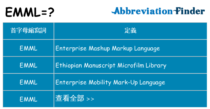 emml 代表什麼
