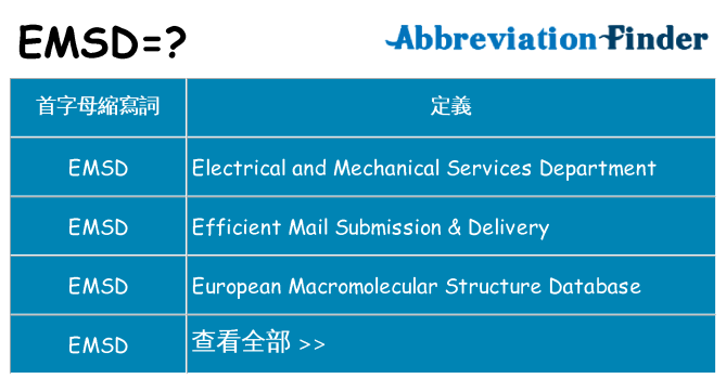 emsd 代表什麼