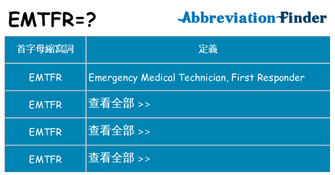 emtfr 代表什麼