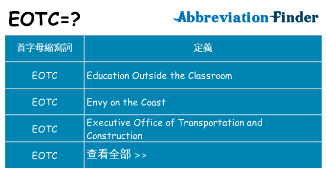 eotc 代表什麼