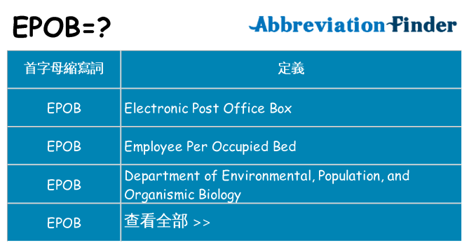 epob 代表什麼