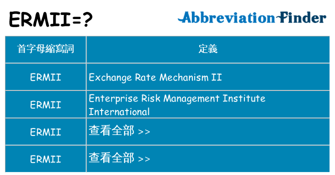 ermii 代表什麼