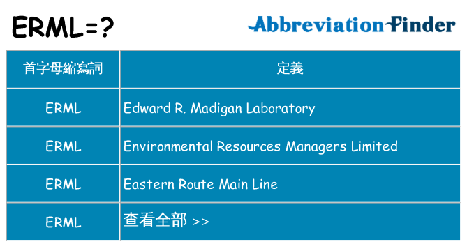 erml 代表什麼