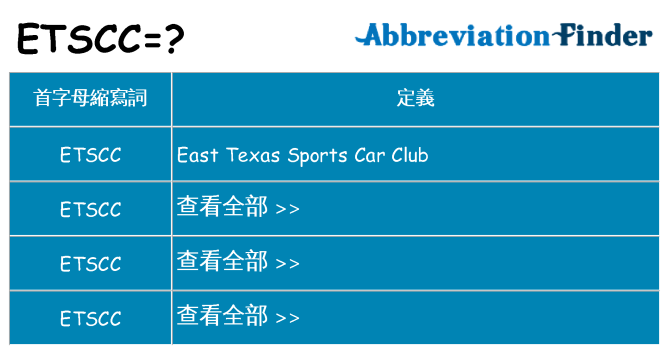 etscc 代表什麼