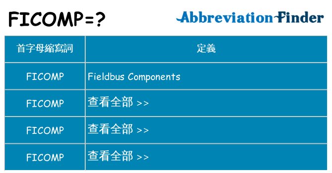ficomp 代表什麼