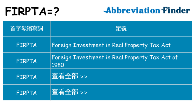 firpta 代表什麼