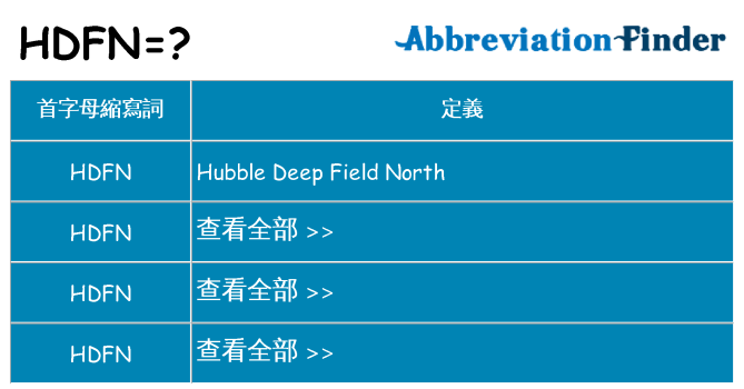 hdfn 代表什麼