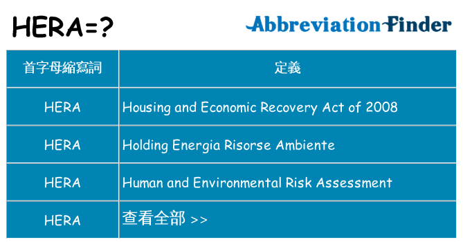 hera 代表什麼