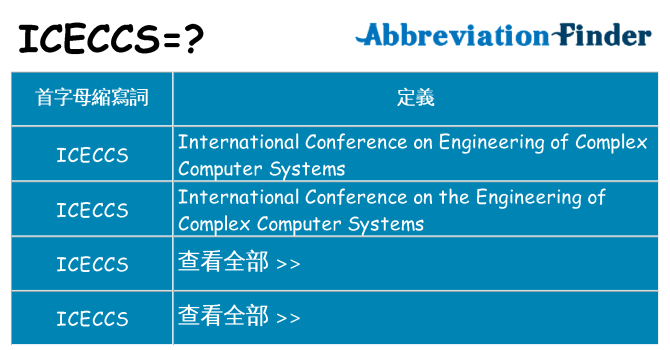 iceccs 代表什麼