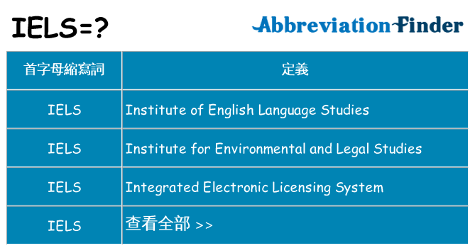 iels 代表什麼