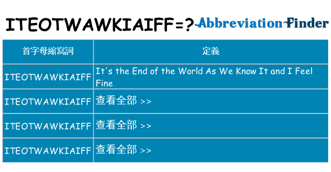 iteotwawkiaiff 代表什麼