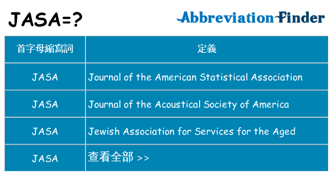 jasa 代表什麼