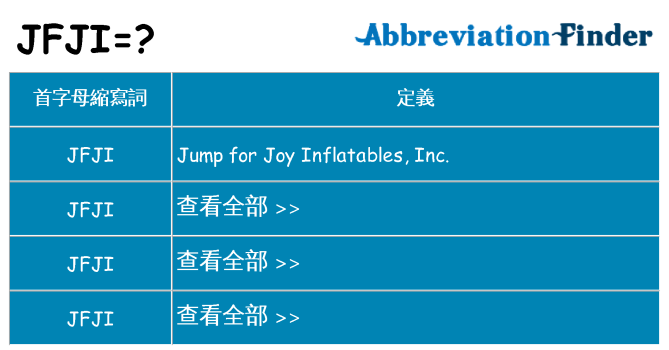 jfji 代表什麼