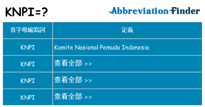 knpi 代表什麼