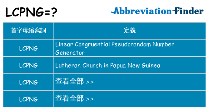 lcpng 代表什麼