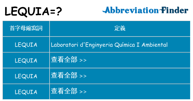 lequia 代表什麼