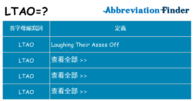 ltao 代表什麼