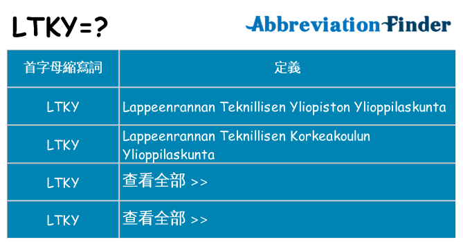 ltky 代表什麼