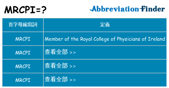 mrcpi 代表什麼