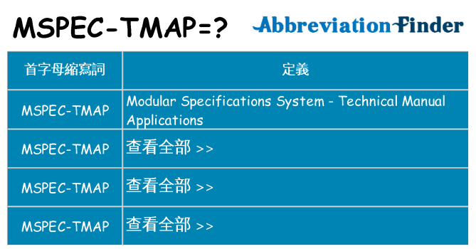 mspec-tmap 代表什麼