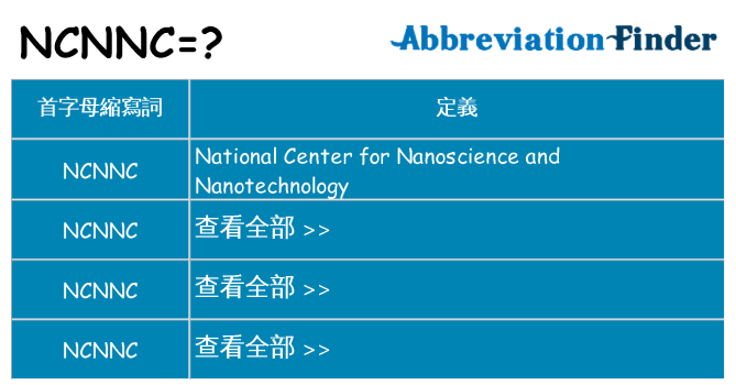 ncnnc 代表什麼