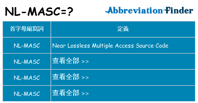 nl-masc 代表什麼