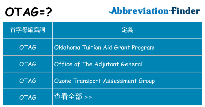 otag 代表什麼
