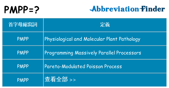 pmpp 代表什麼