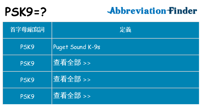 psk9 代表什麼