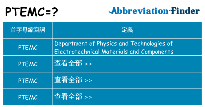 ptemc 代表什麼
