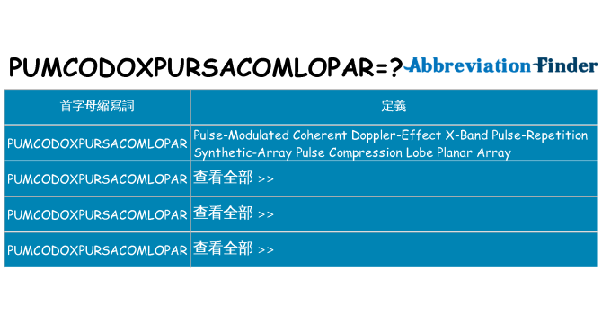 pumcodoxpursacomlopar 代表什麼