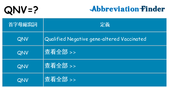 qnv 代表什麼