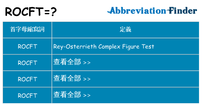 rocft 代表什麼