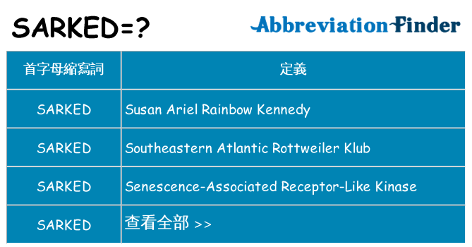 sarked 代表什麼